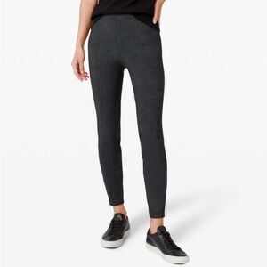 Lululemon Here to There High-Rise 7/8 Pant Crosshatch Texture Black Multi Black